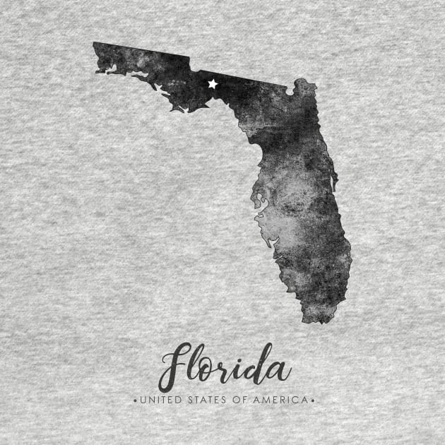 Florida state map by StudioGrafiikka